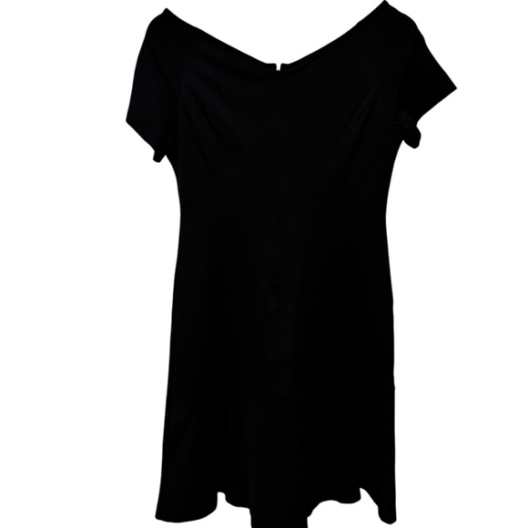 Ann Taylor | Women's Off-the-Shoulder Black Dress - Picture 6 of 8